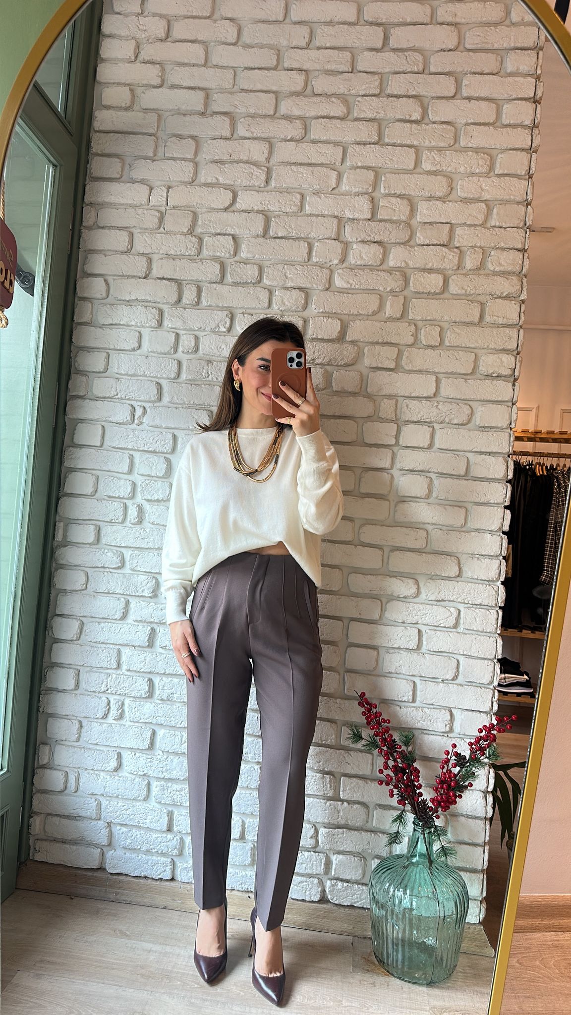 ZR Pensli Havuç Kesim Kumaş Pant.