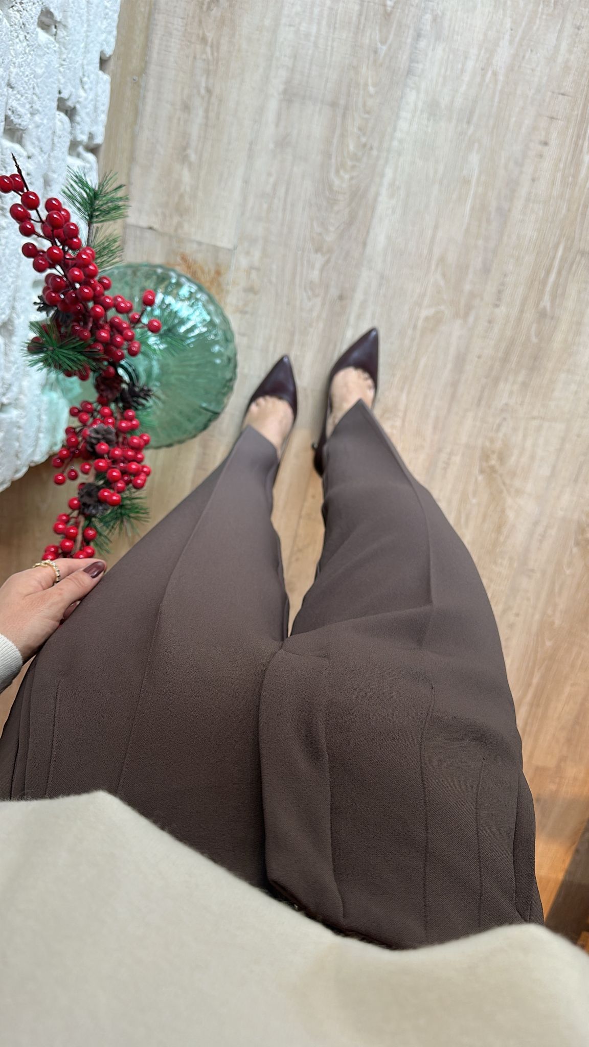 ZR Pensli Havuç Kesim Kumaş Pant.