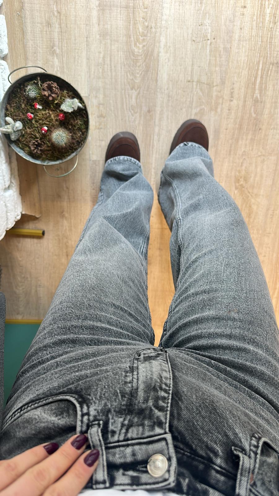 Yüksek Bel Bol Pant.