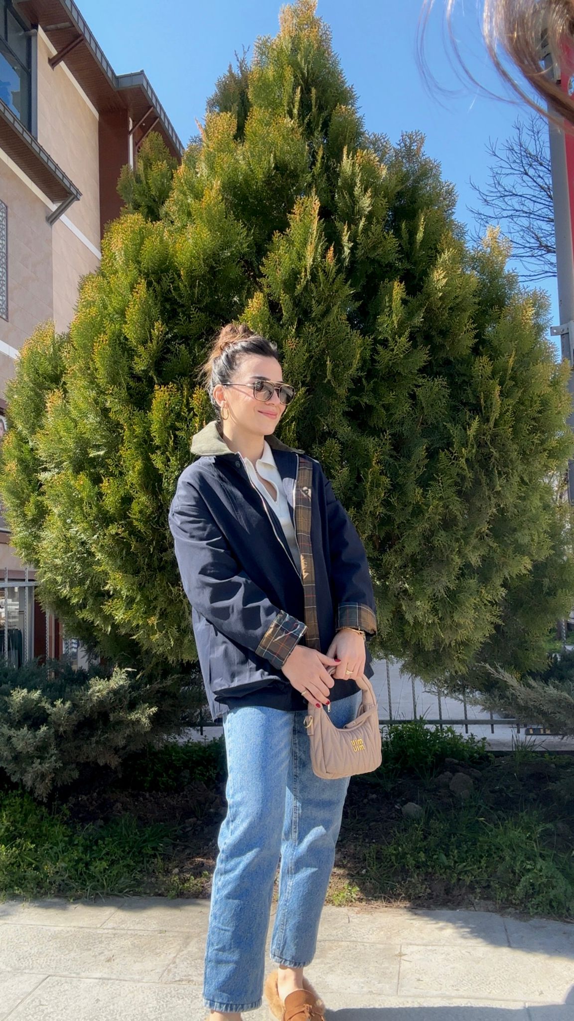 Oversize Kalıp Kısa Trençkot