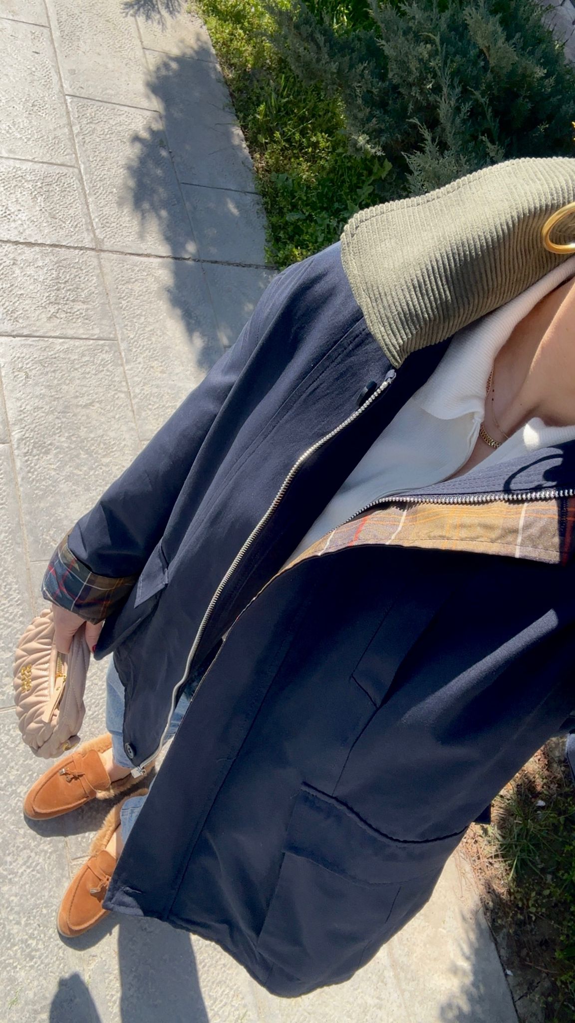 Oversize Kalıp Kısa Trençkot