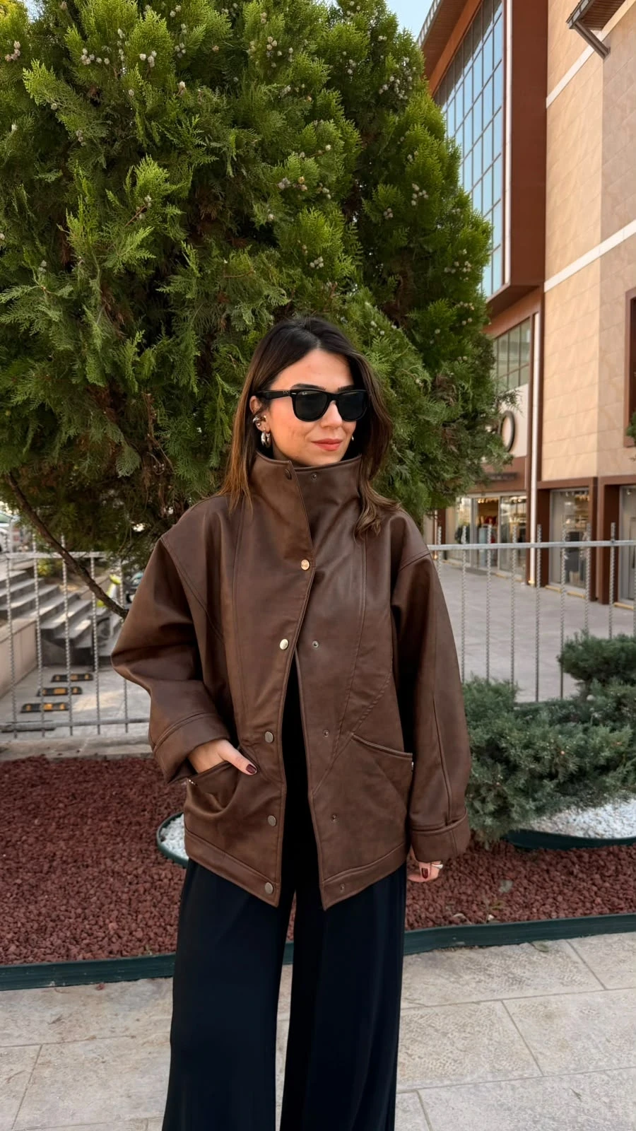 Oversize Deri Mont
