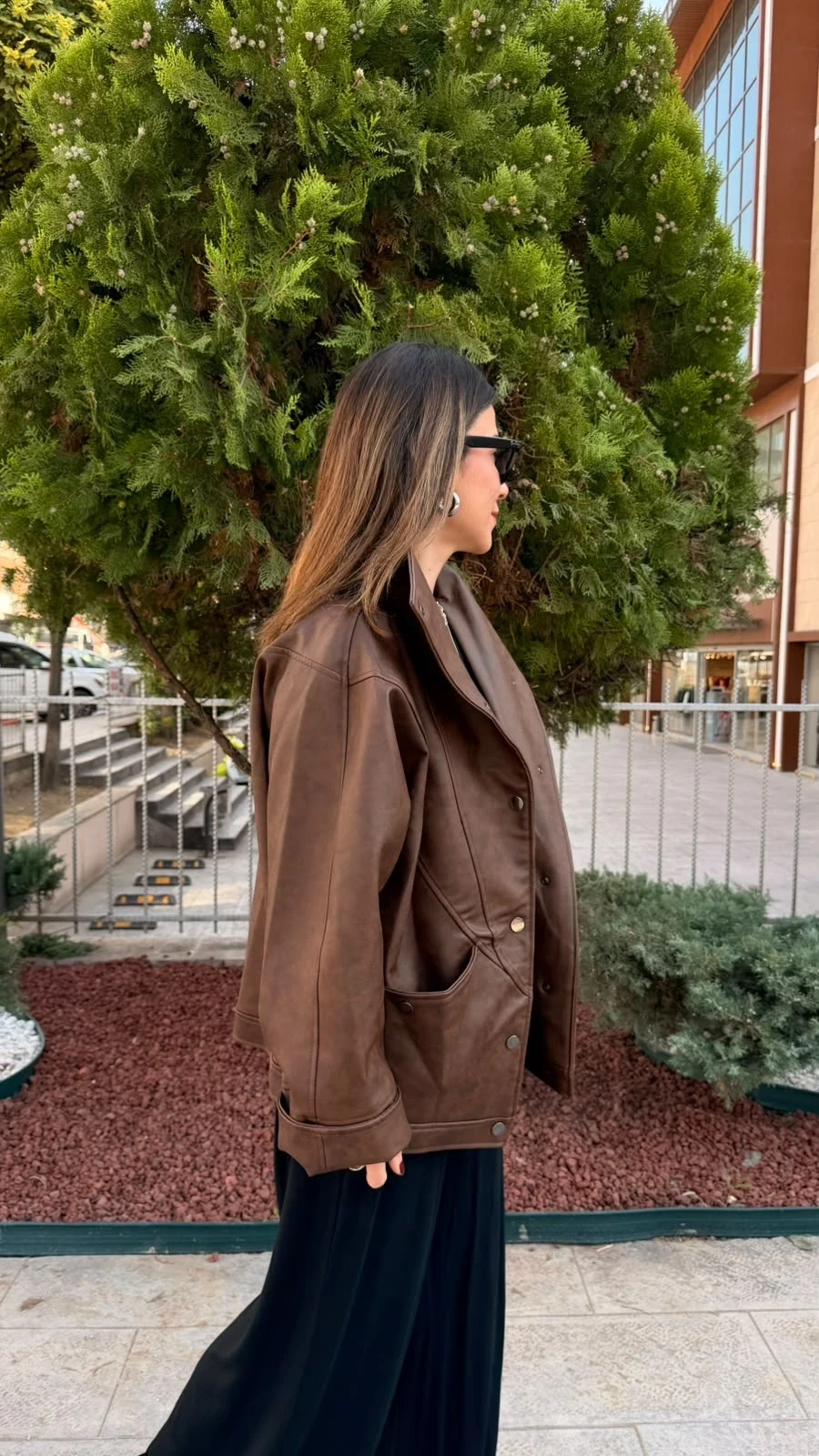 Oversize Deri Mont
